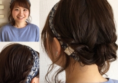 ヘアバンド、1日してると、頭痛する